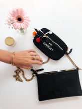 Load image into Gallery viewer, Bag-all Mini Gadget Case with gold chain