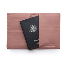 Load image into Gallery viewer, Stitch & Hide Atlas Passport Holder - Dusty Rose
