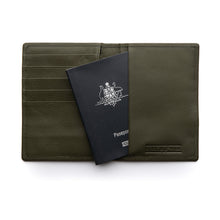 Load image into Gallery viewer, Stitch & Hide Atlas Passport Holder - Olive