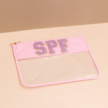 Load image into Gallery viewer, KEEP CLEAR Travel Pouch SPF Pink/ Lilac
