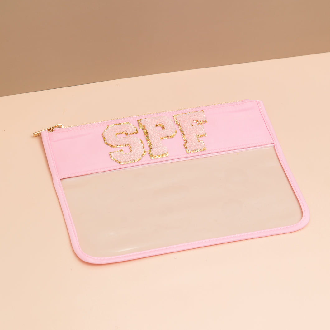 KEEP CLEAR Travel Pouch SPF Pink/ Pink