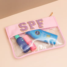 Load image into Gallery viewer, KEEP CLEAR Travel Pouch SPF Pink/ Lilac
