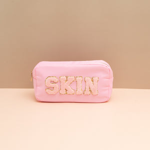 Small Travel Pouch SKIN Pink/ Pink