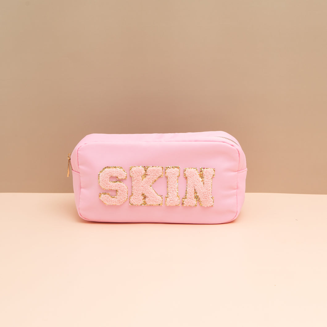 Small Travel Pouch SKIN Pink/ Pink