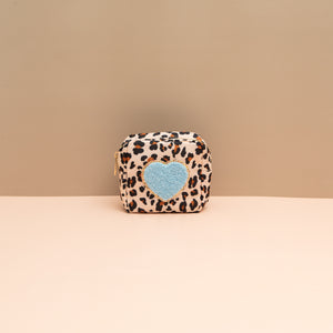 XS Travel Pouch Leopard/ Blue