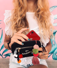 Load image into Gallery viewer, Bag-all Mini Gadget Case with gold chain
