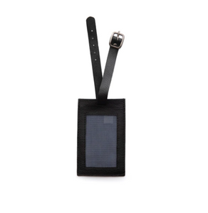 Stitch & Hide Miles Luggage Tag - Black