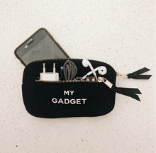Load image into Gallery viewer, Bag-all Mini Gadget Case with gold chain
