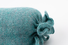 Load image into Gallery viewer, LAST ONE! Alpaca Travel Shawl + Pillow Aquamarine
