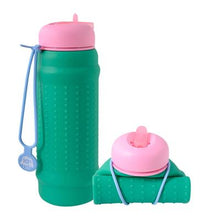 Load image into Gallery viewer, Rolla Bottle - Green/ Pink
